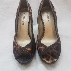 Women's Madden Girl Leopard Print Heels